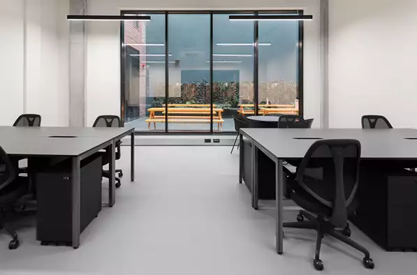 Office space to rent at Mare Street Studios, 203/213 Mare Street, Hackney, London, unit MS.TR01, 400 sq ft (37 sq m).